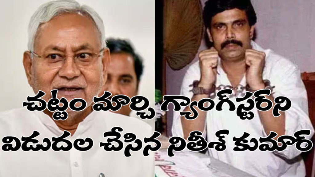 why Nitish Kumar govt got freed Anand mohan from jail?