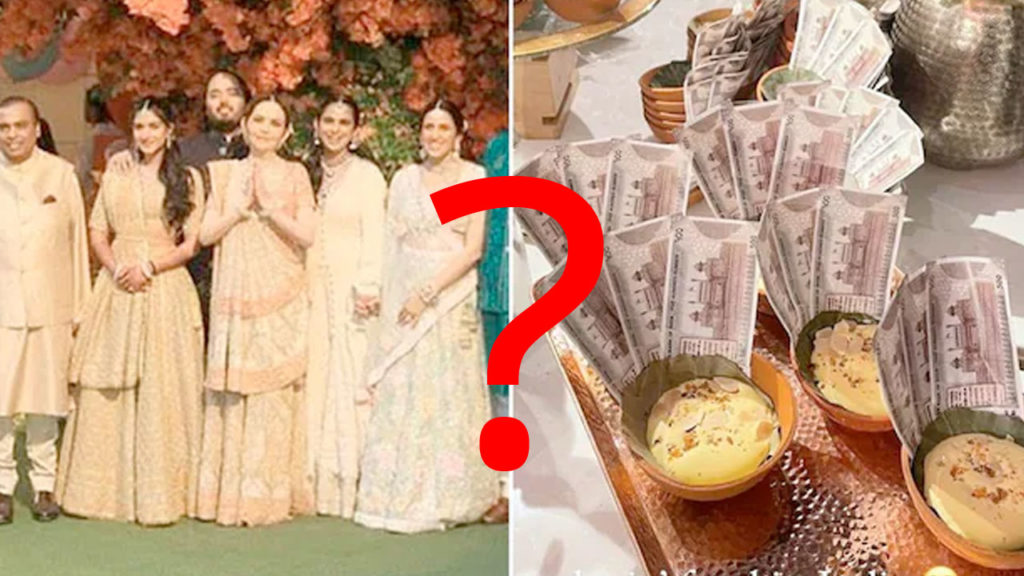 Viral tweet said currency served as tissue at Ambanis' Party, but what the fact?