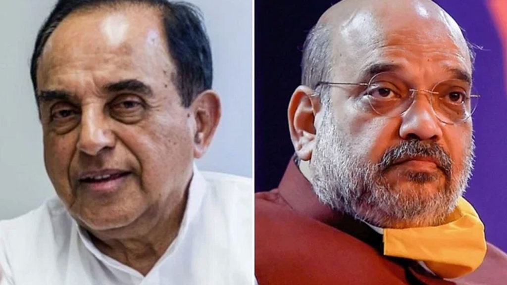 Subramanian Swamy takes jibe at Amit Shah doesn't deserve to be Home Minister