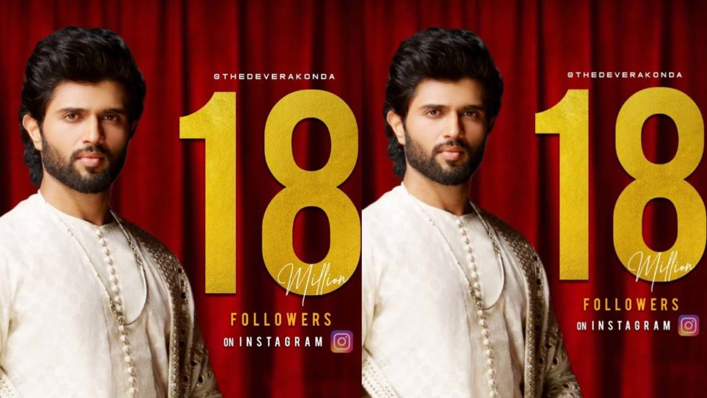Vijay Devarakonda Instagram Followers Reach 18 Million