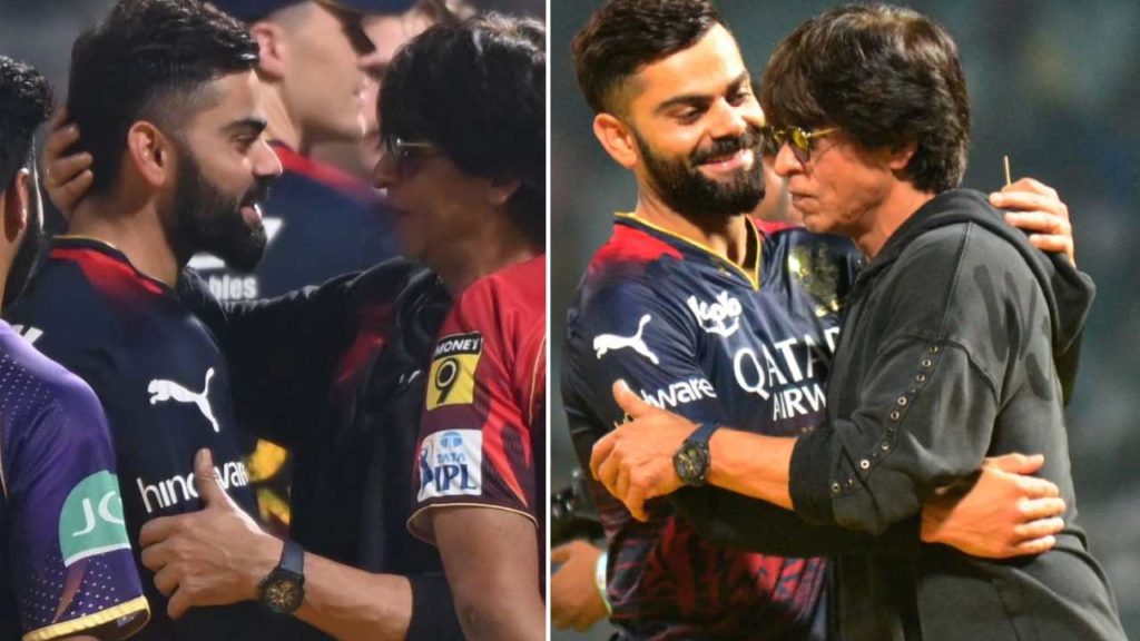 Virat Kohli and Shah Rukh Khan pathaan movie step ( Images_ Twitter)
