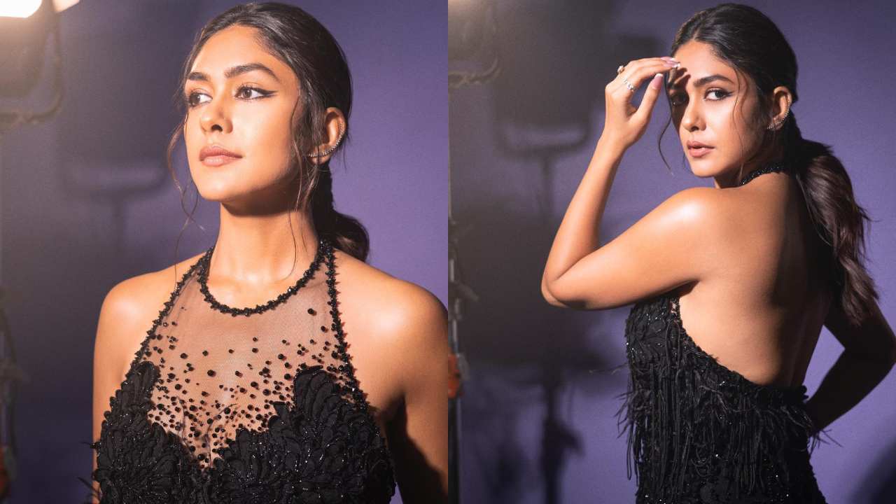 Mrunal Thakur : బ్లాక్ డ్రెస్ లో హాట్ పోజులిస్తున్న మృణాల్ ఠాకూర్..