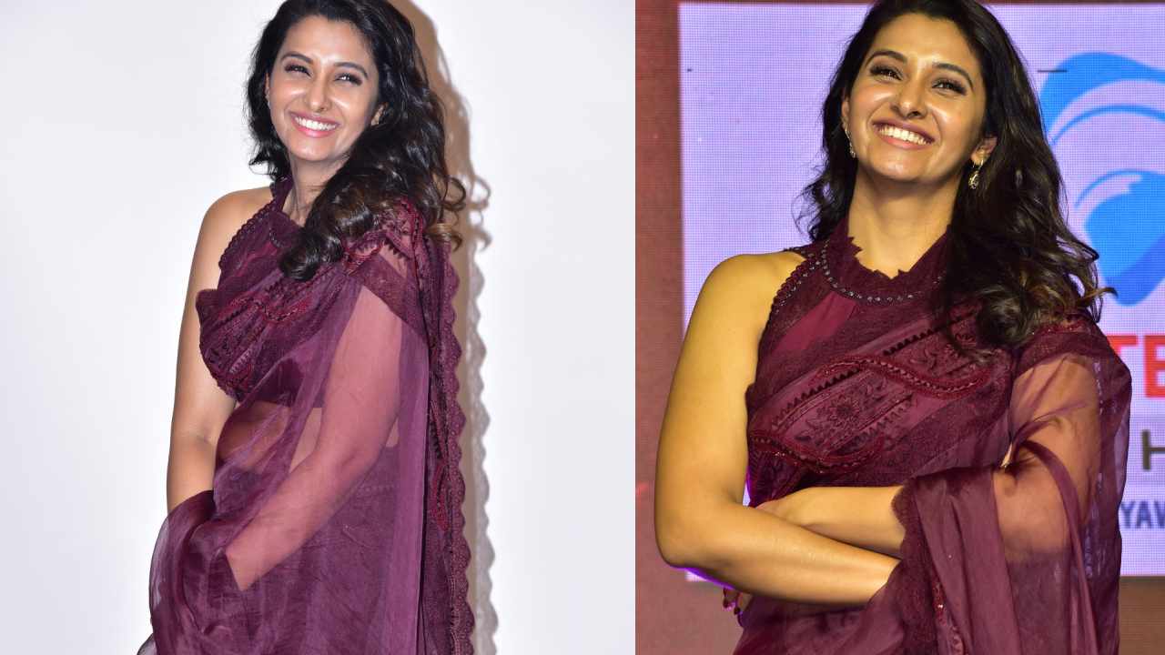 Priya Bhavani Shankar : రుద్రుడు ప్రీ రిలీజ్ ఈవెంట్‌లో చీరలో మెరిపించిన ప్రియా భవాని శంకర్..