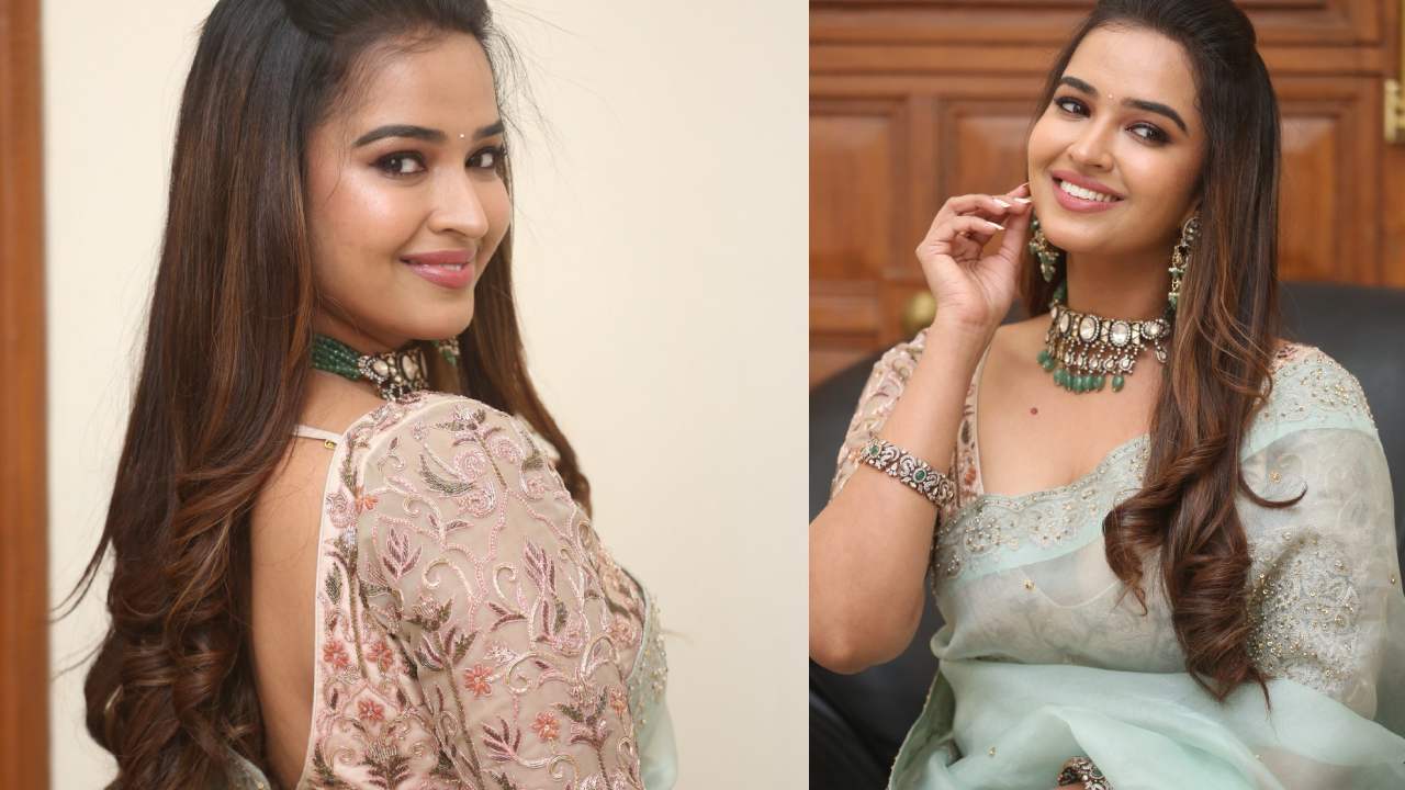 Pujita Ponnada : రావణాసుర ప్రీ రిలీజ్ ఈవెంట్‌లో చీరలో సందడి చేసిన పూజిత పొన్నాడ