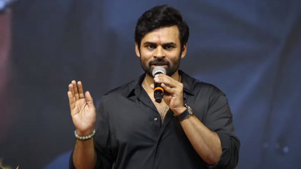 Sai Dharam Tej speech in Virupaksha Pre Release Event