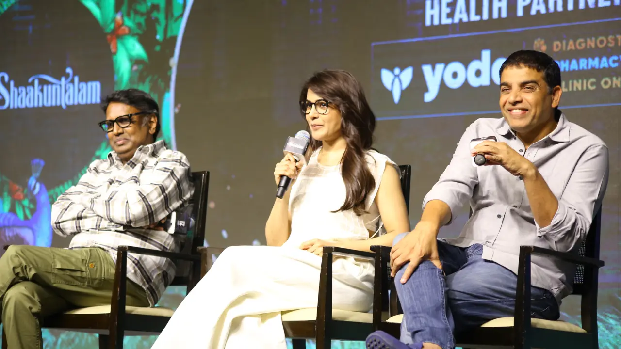 Shakunthalam Movie press meet at Hyderabad