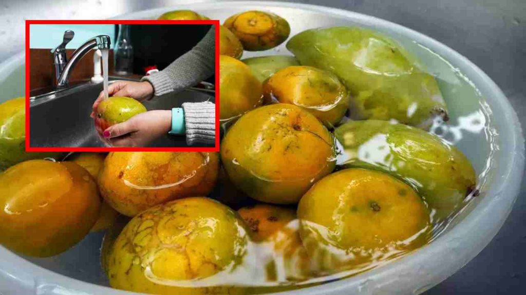 soak mangoes before eating