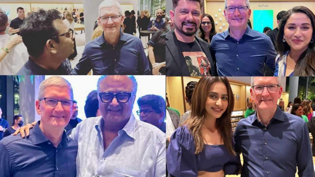 Indian Celebrities Meet Apple CEO Tim Cook
