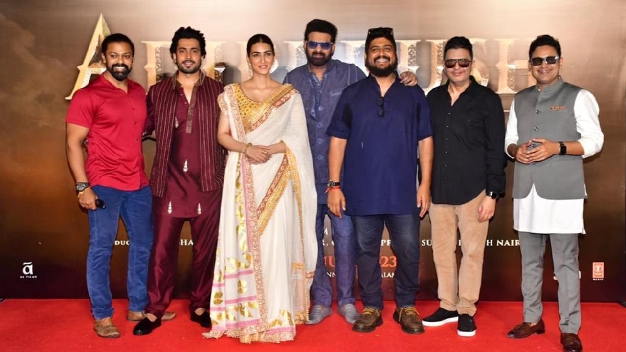 Adipurush: ‘ఆదిపురుష్’ ట్రైలర్ లాంచ్‌లో సందడి చేసిన చిత్ర యూనిట్