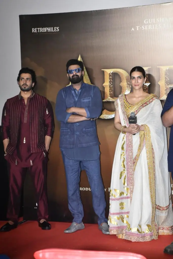 Adipurush Movie Team At Trailer Launch