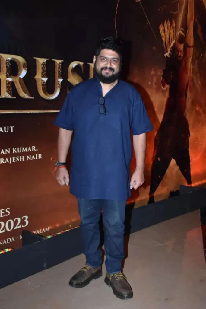 Adipurush Movie Team At Trailer Launch