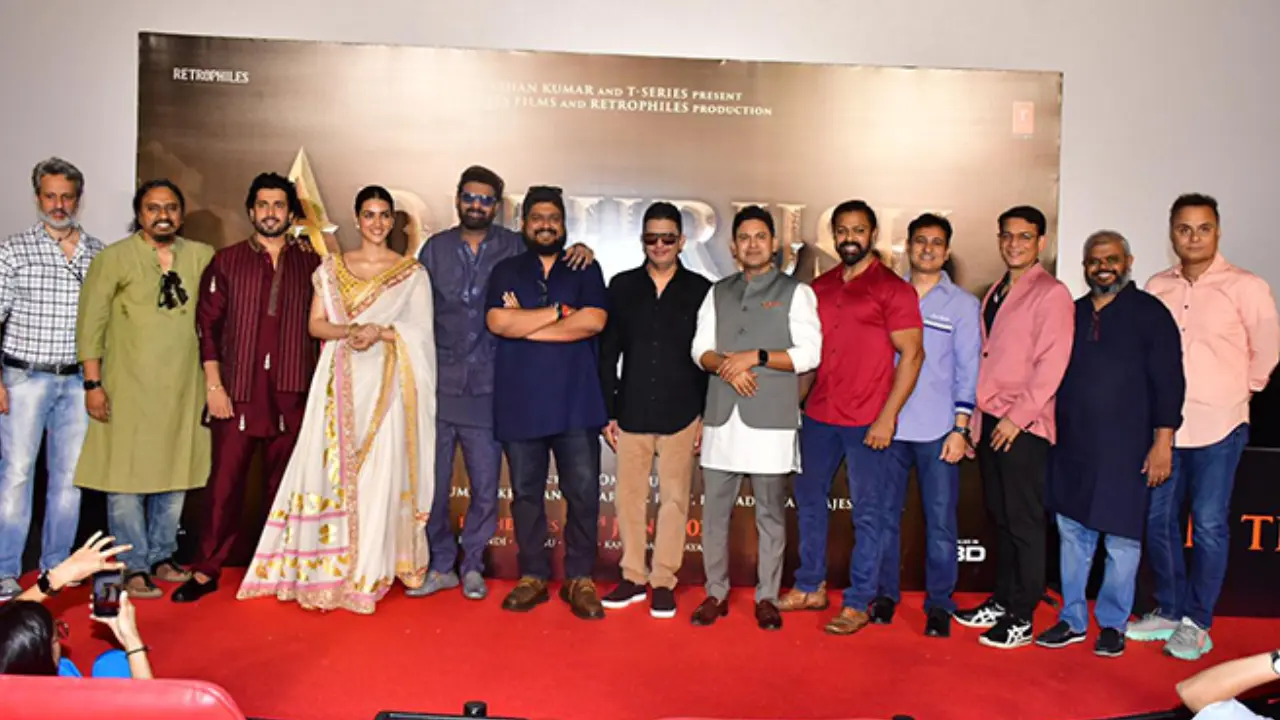 Adipurush Movie Team At Trailer Launch