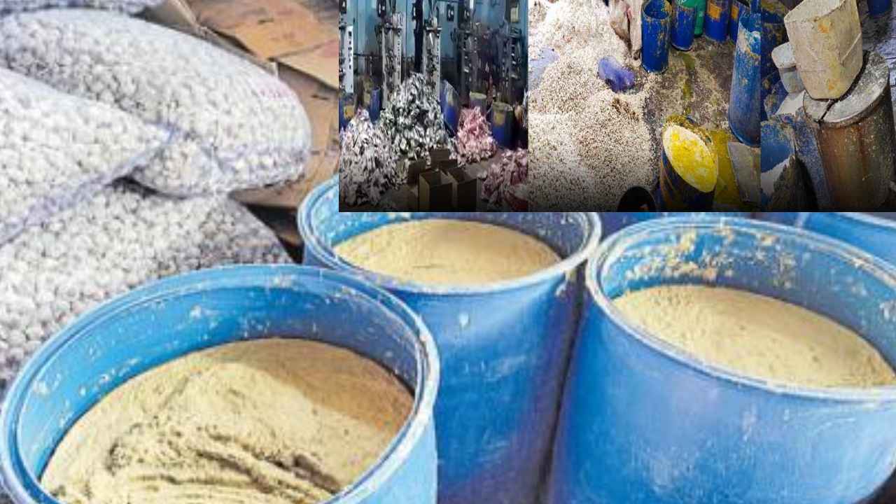 Adulterated Ginger Garlic Paste : ఈ అల్లం వెల్లులి పేస్ట్ తింటే ప్రాణాలకే ప్రమాదం..! పోలీసుల దాడుల్లో బయటపడిన దారుణం Adulterated Ginger Garlic Paste : ఈ అల్లం వెల్లులి పేస్ట్ తింటే ప్రాణాలకే ప్రమాదం..! పోలీసుల దాడుల్లో బయటపడిన దారుణం