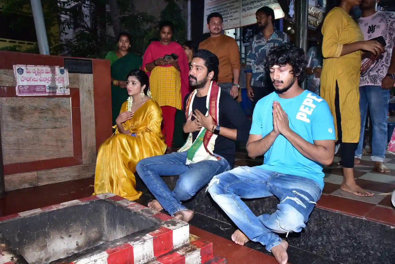 Allari Naresh Mirna Menon photos at Ugram promotions