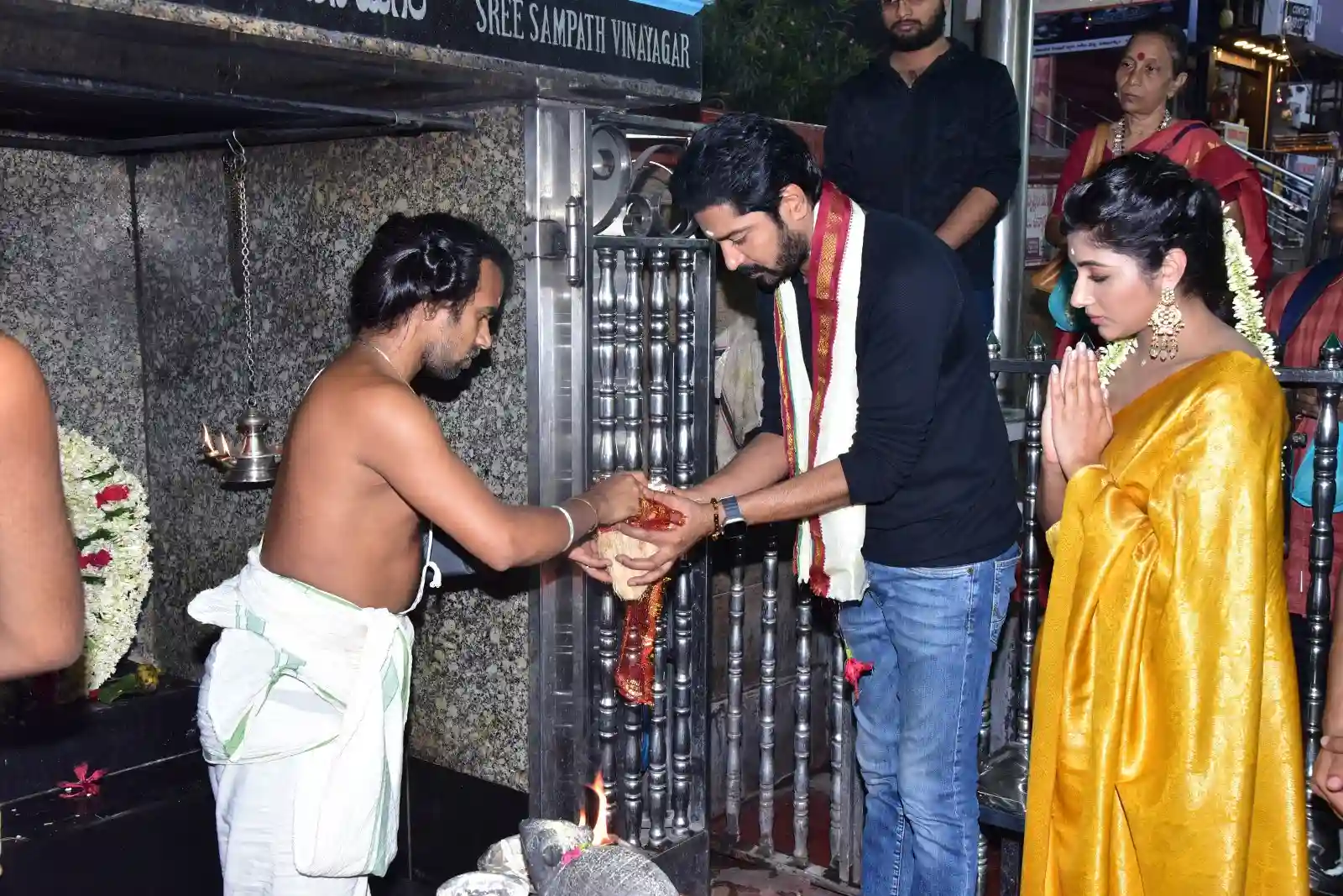 Allari Naresh Mirna Menon photos at Ugram promotions