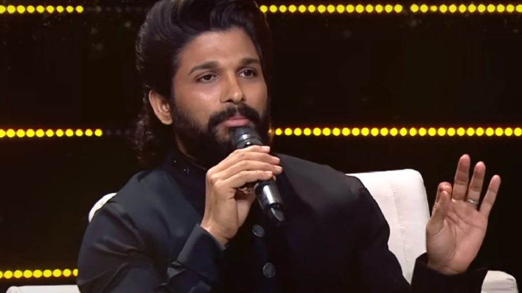 Allu Arjun say his father is all to him and he praise like a god