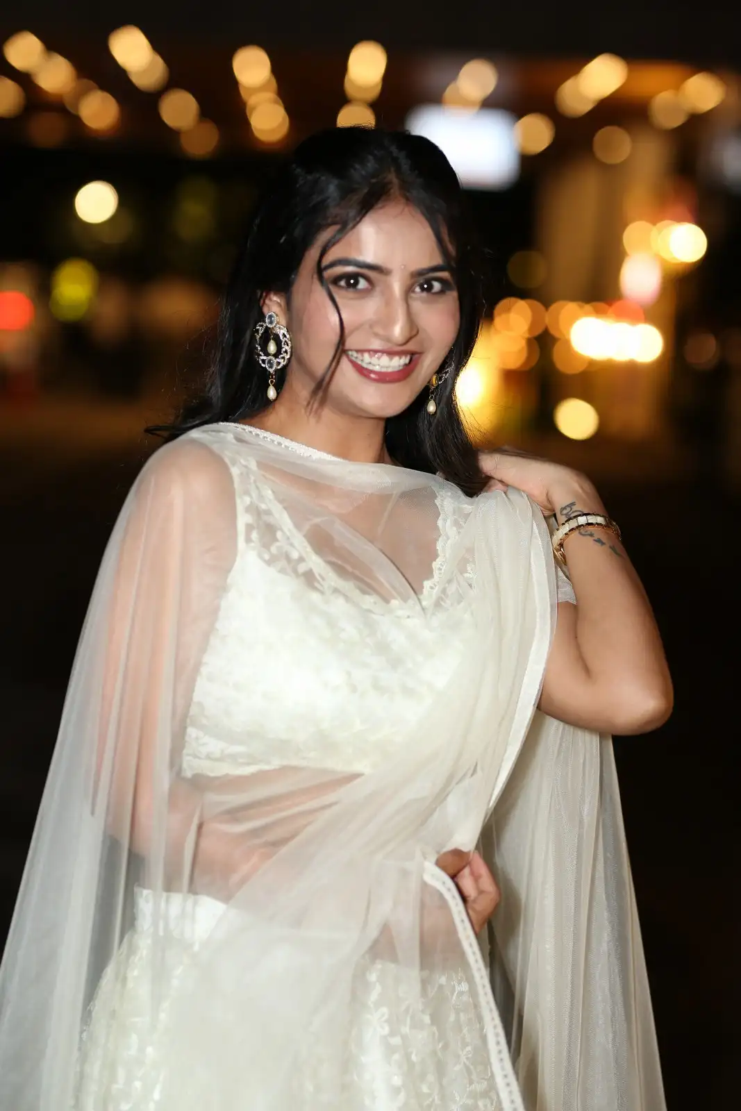 Ananya Nagalla Shines at Malli Pelli Pre Release Event 