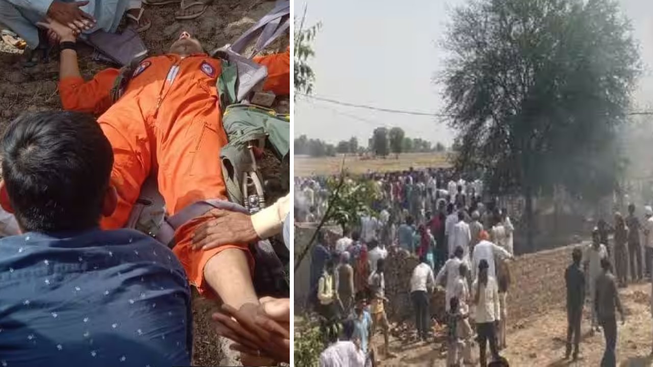 Army MIG-21 Crash: రాజస్థాన్లో ఇంటిపై కూలిన మిగ్-21 యుద్ధ విమానం.. పైలట్ సేఫ్.. ముగ్గురు మృతి Army MIG-21 Crash: రాజస్థాన్లో ఇంటిపై కూలిన మిగ్-21 యుద్ధ విమానం.. పైలట్ సేఫ్.. ముగ్గురు మృతి