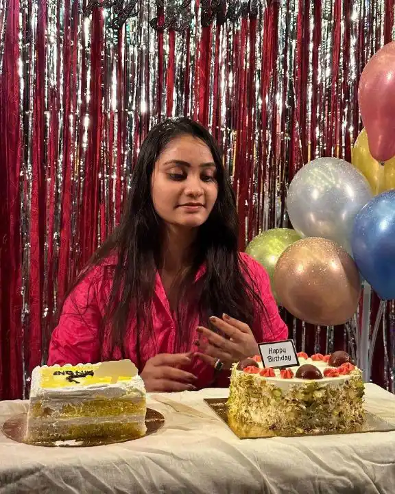 Actress Chandni Rao Birthday Celebrations 