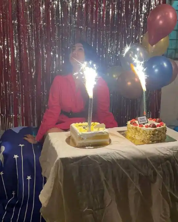Actress Chandni Rao Birthday Celebrations 