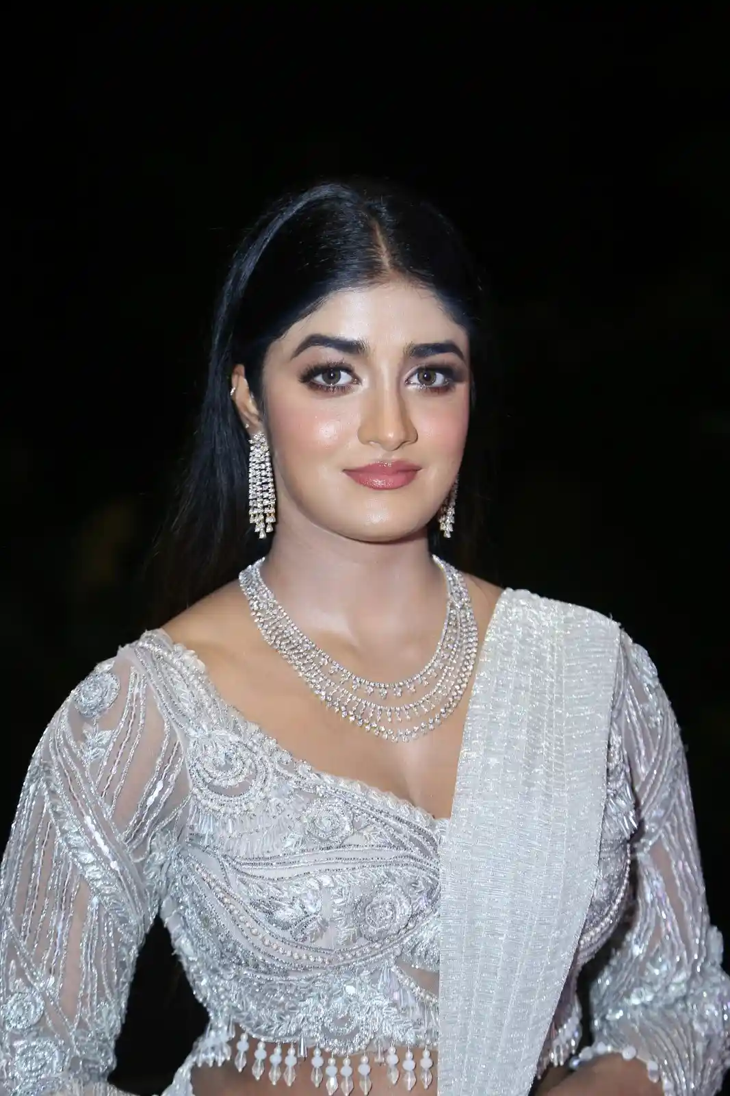 Dimple Hayahi Shines in Saree at Ramabanam Pre Release Event