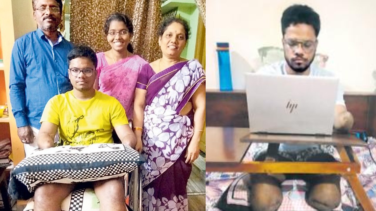 Chandra Mouli: విధి వక్రించినా పట్టుదలతో పైకొచ్చాడు.. ఐఐఎం సీటు సాధించిన దివ్యాంగుడు.. Chandra Mouli: విధి వక్రించినా పట్టుదలతో పైకొచ్చాడు.. ఐఐఎం సీటు సాధించిన దివ్యాంగుడు..