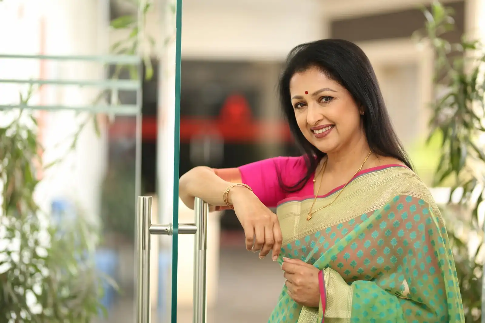 Gautami Photo shoot in Anni Manchi Shakunamule Movie Promotions