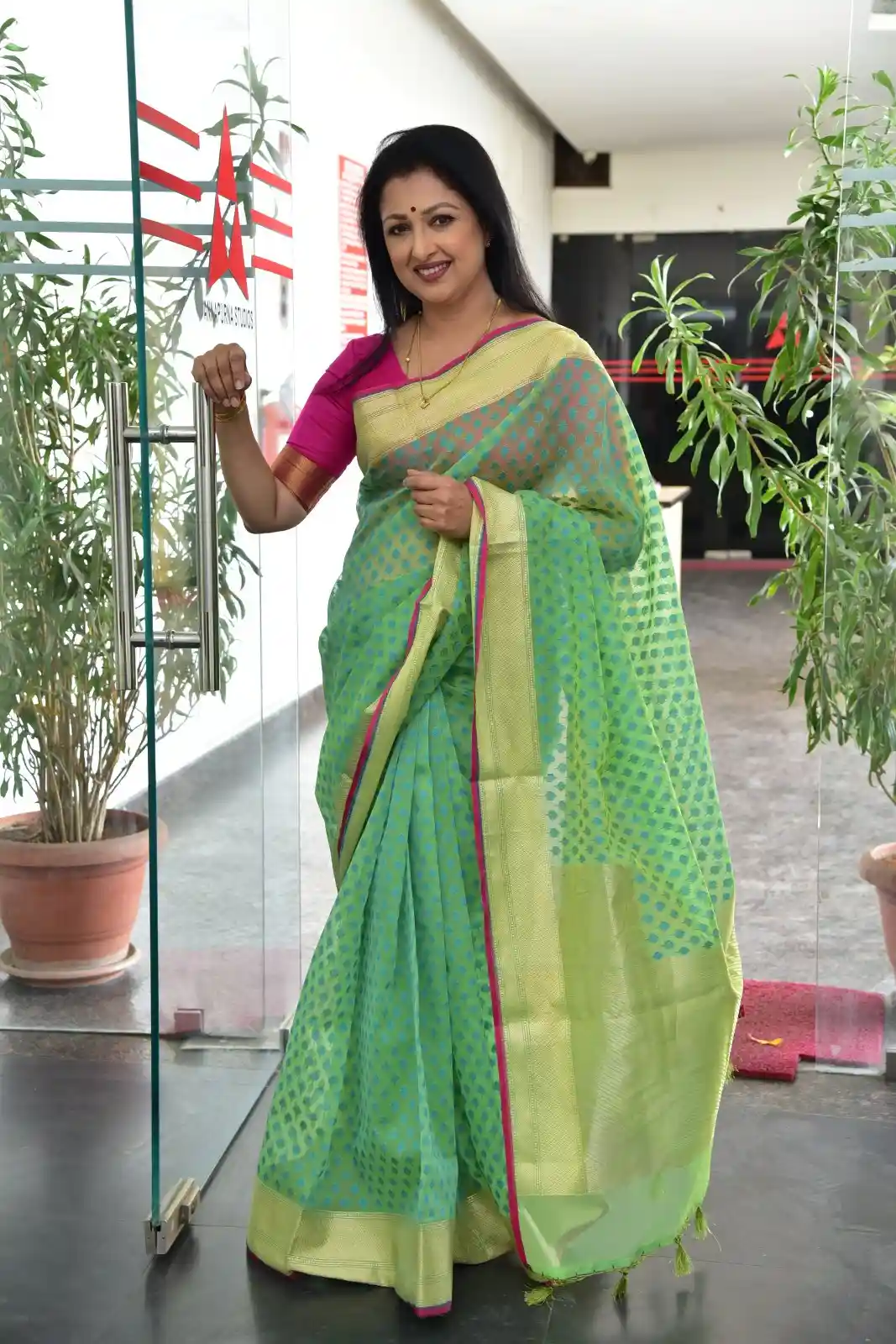 Gautami Photo shoot in Anni Manchi Shakunamule Movie Promotions