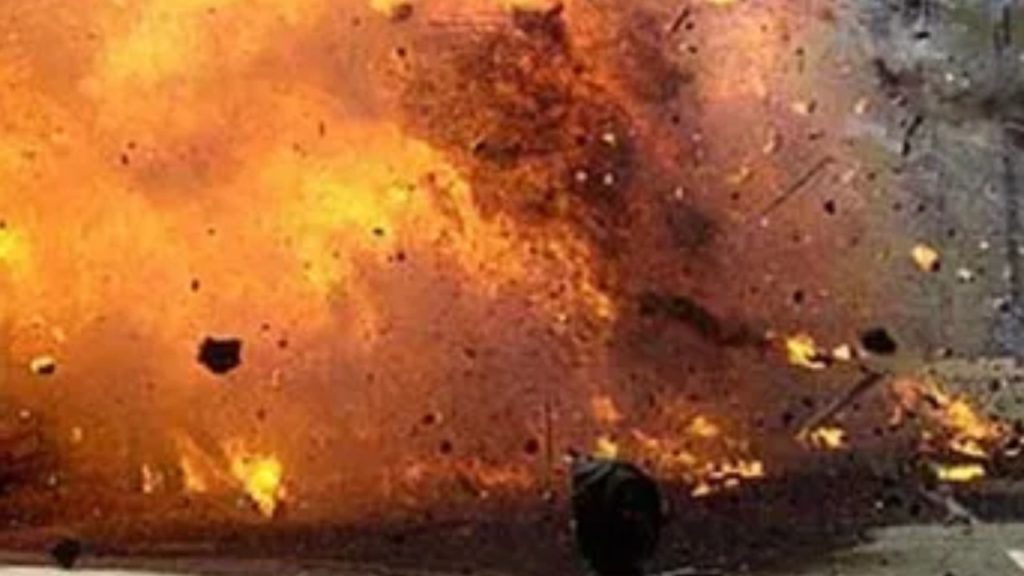Huge explosion