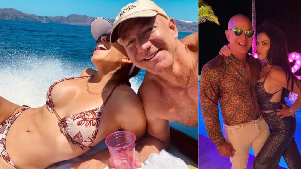 Jeff Bezos and Lauren Sanchez