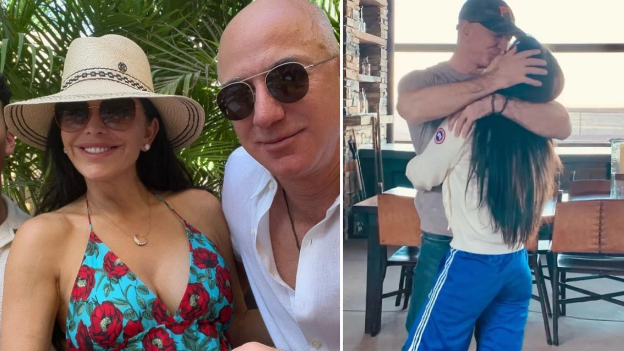 Jeff Bezos and Lauren Sanchez 