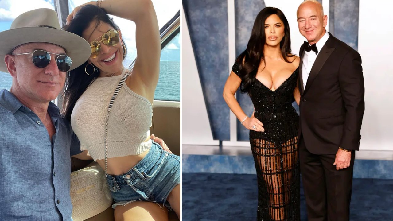 Jeff Bezos and Lauren Sanchez