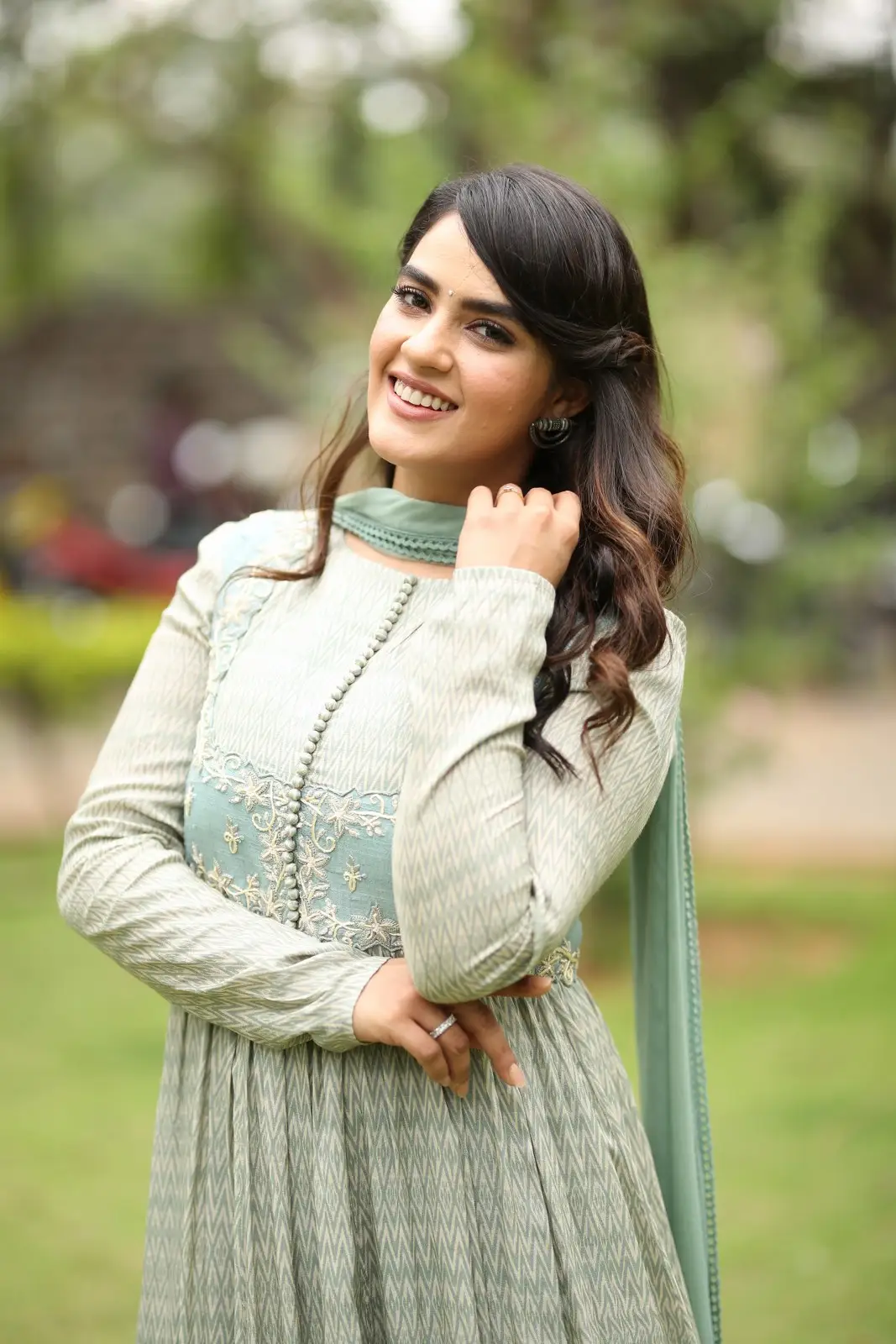 Kavya Thapar photoshoot at Vijay Antony Bichagadu 2 press meet