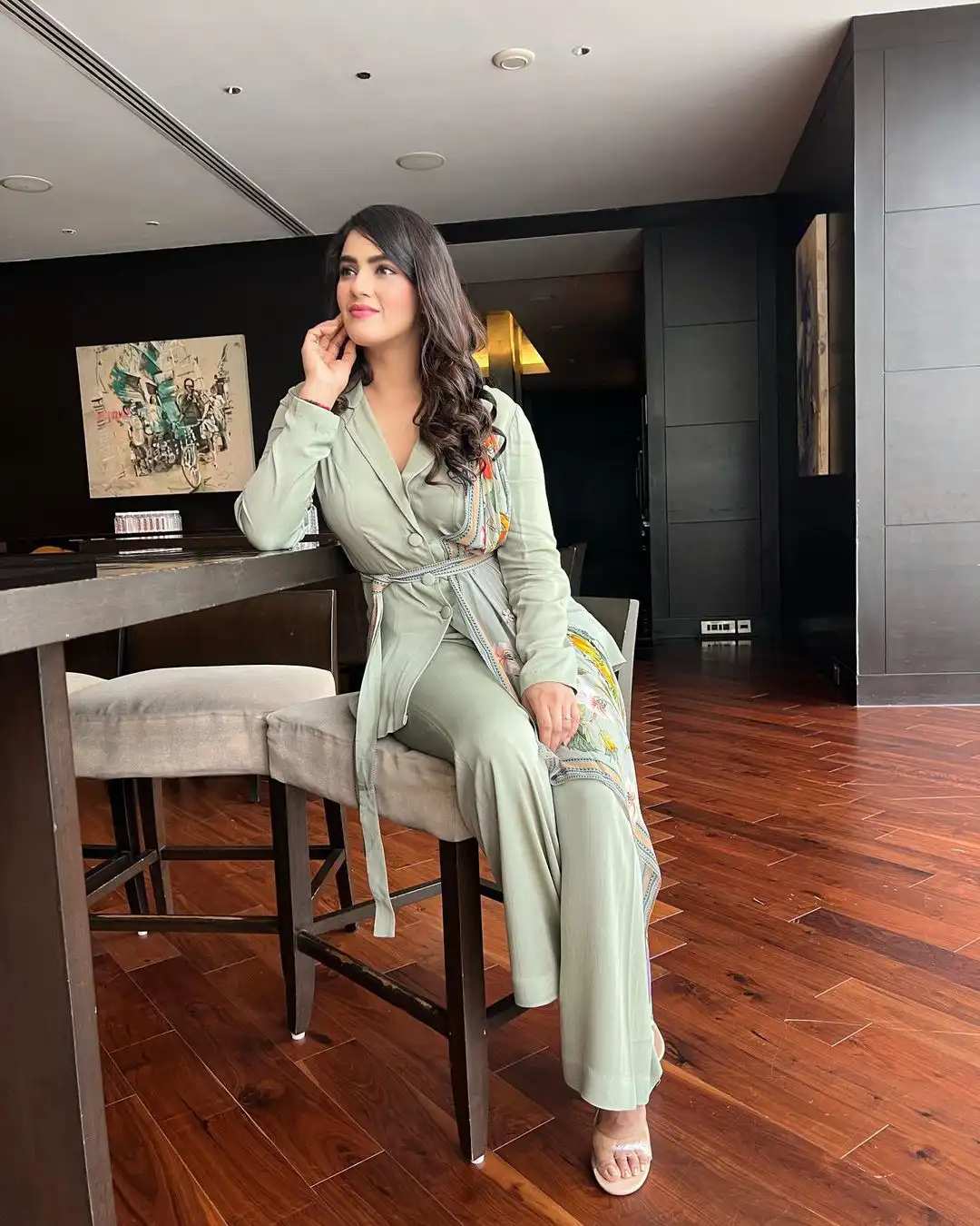 Kavya Thapar cute looks in Movie Promotions