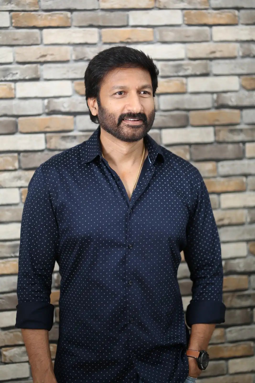 Macho Star Gopichand photos in Ramabanam promotions