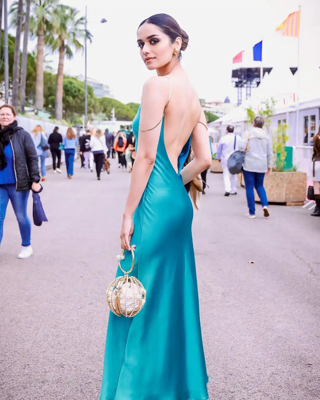 Manushi Chhillar mesmerizing looks at 76th cannes film festival