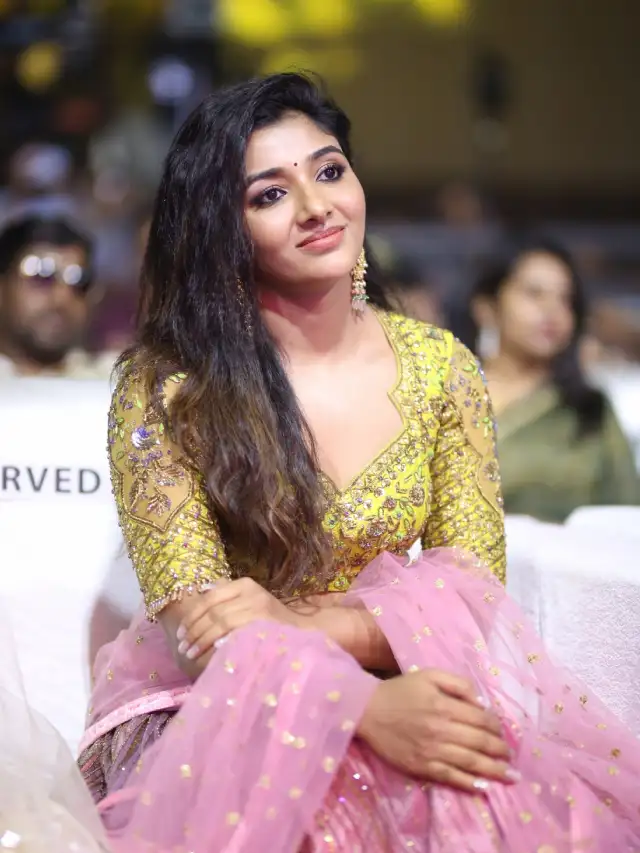Mirnaa shines in Ugram Movie Pre Release Event