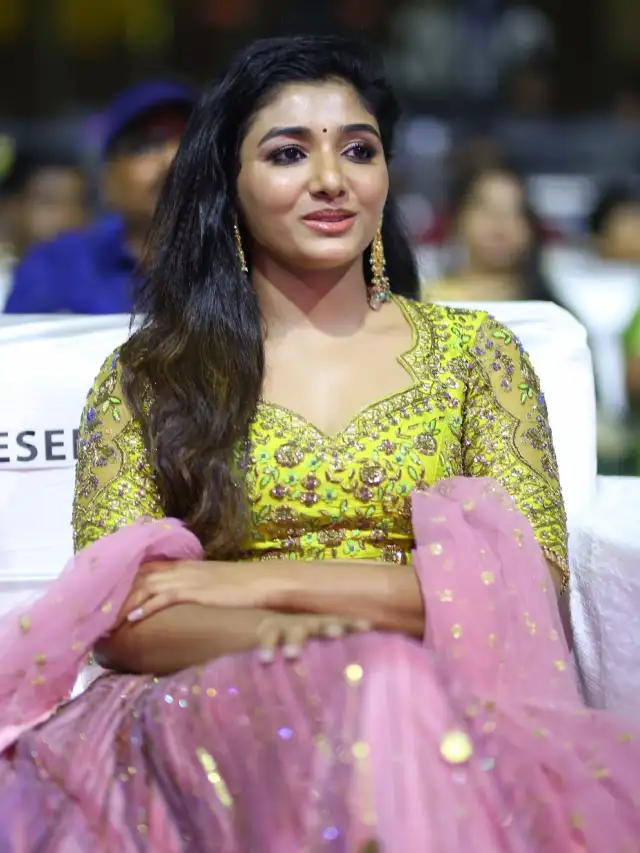 Mirnaa shines in Ugram Movie Pre Release Event