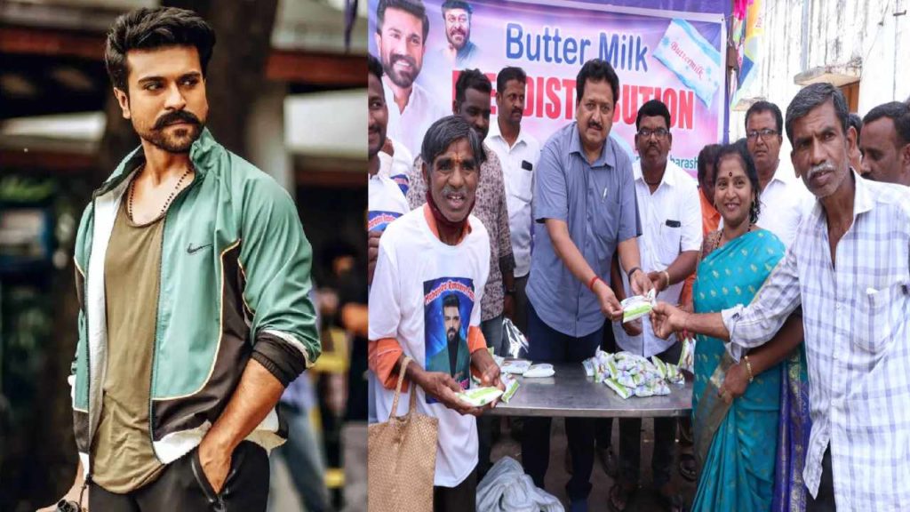 Mumbai Ram Charan fans conduct service program for 9000 members