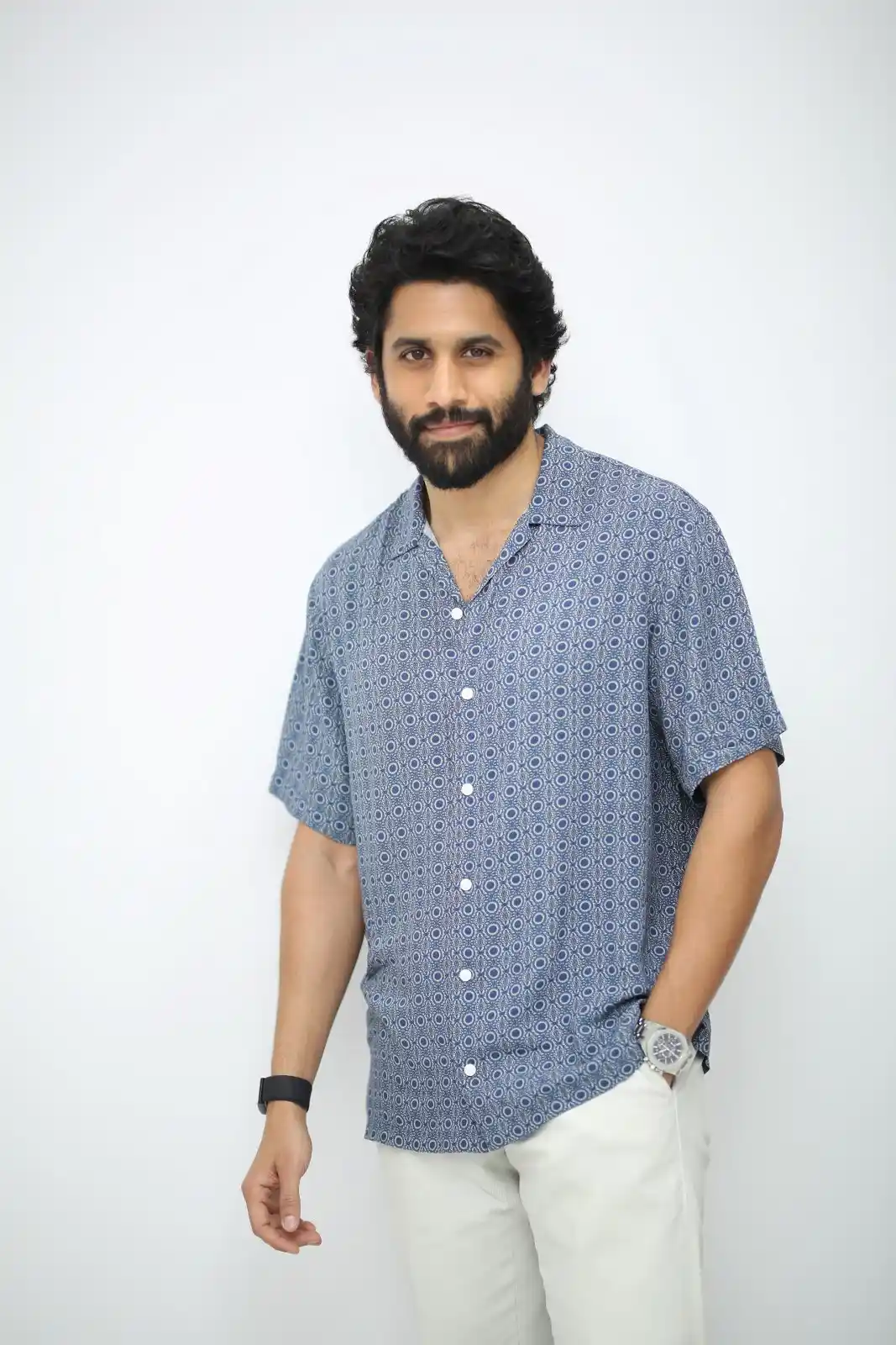 Naga Chaitanya Beard looks at Custody movie promotions