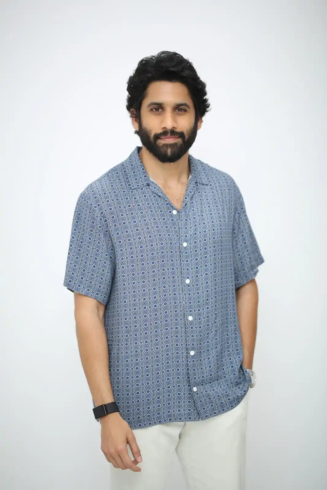 Naga Chaitanya Beard looks at Custody movie promotions