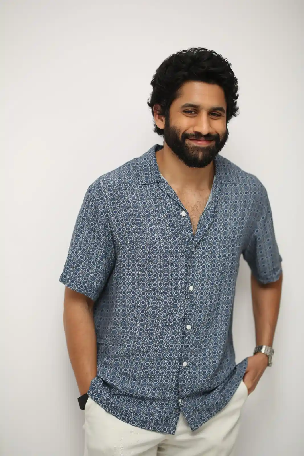 Naga Chaitanya Beard looks at Custody movie promotions