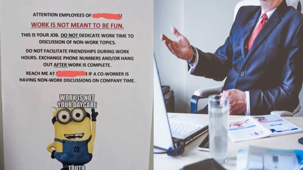 Boss memo to Employees