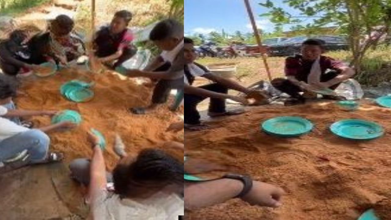 People wash dishes with mud : ప్లేట్లను ఇలా కూడా శుభ్రం చేస్తారా? వింత వీడియో చూసి నవ్వుకుంటున్న జనం People wash dishes with mud : ప్లేట్లను ఇలా కూడా శుభ్రం చేస్తారా? వింత వీడియో చూసి నవ్వుకుంటున్న జనం