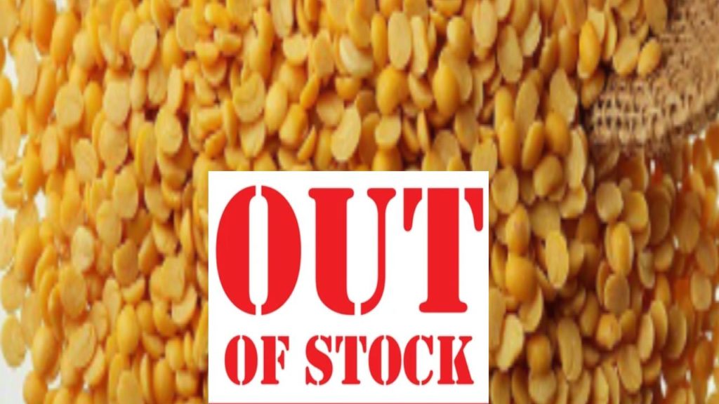 Increased Toor Dal prices