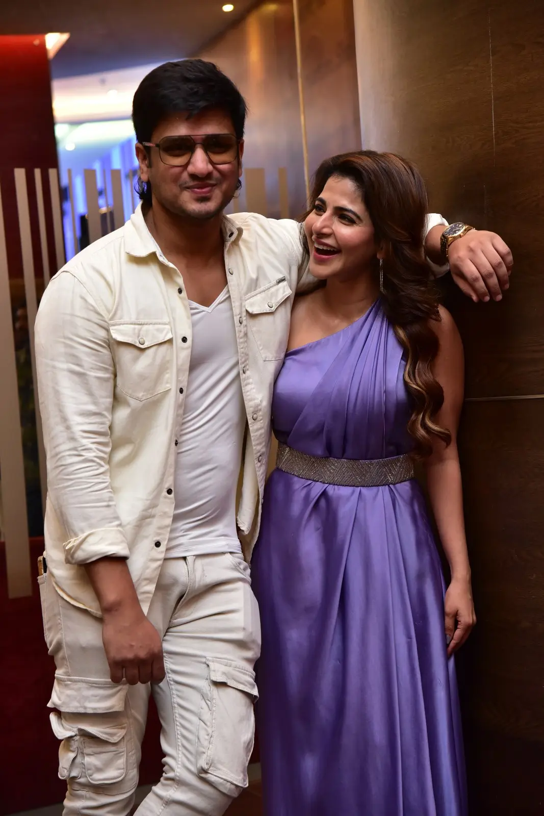 Nikhil Siddhartha Iswarya Menon photos at SPY Movie teaser event