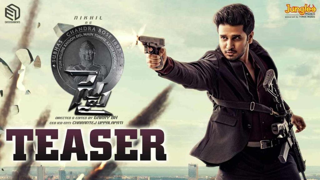 Nikhil Siddhartha pan india movie SPY teaser released