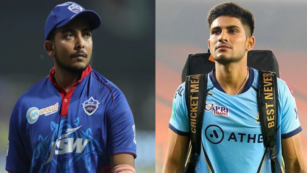 Prithvi Shaw-Shubman Gill