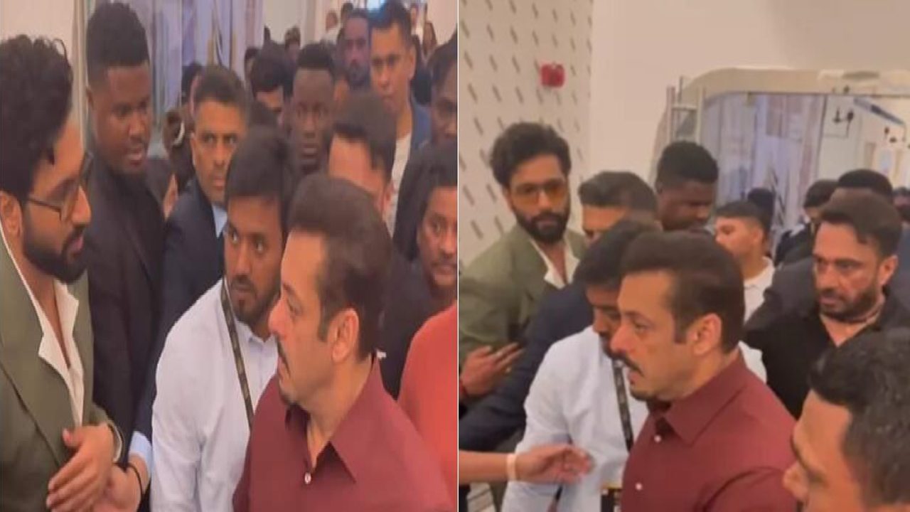 Salman Khan : బాలీవుడ్ హీరో విక్కీ కౌశల్ని పక్కకి నెట్టేసిన సల్మాన్ బాడీగార్డ్స్.. వీడియో వైరల్! Salman Khan : బాలీవుడ్ హీరో విక్కీ కౌశల్ని పక్కకి నెట్టేసిన సల్మాన్ బాడీగార్డ్స్.. వీడియో వైరల్!