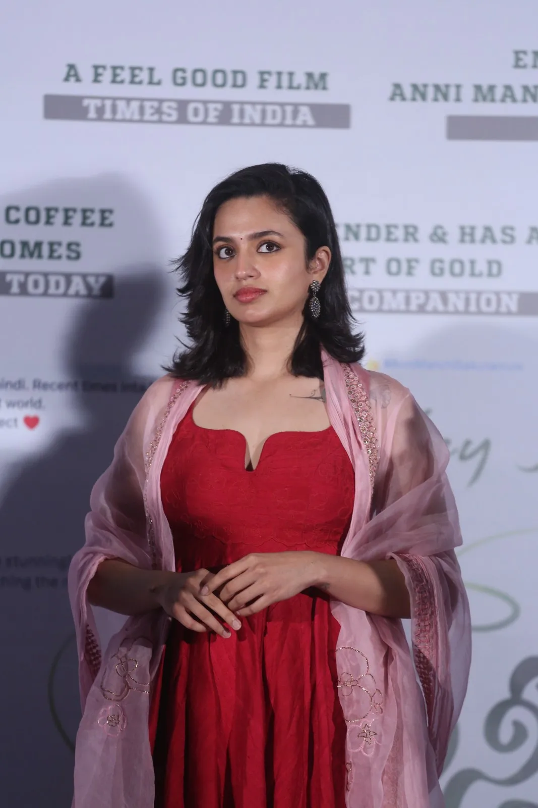 Santosh Soban Malavika Nair Photos at Anni Manchi Sakunamule success meet